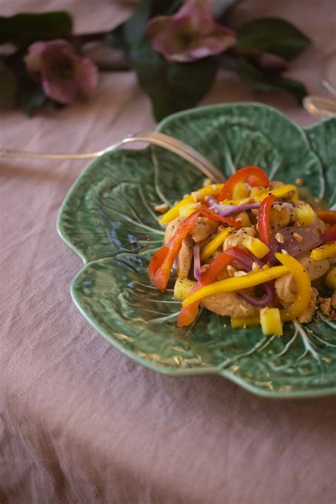 Poulet Pic Aux Fruits Exotiques Leslie En Cuisine