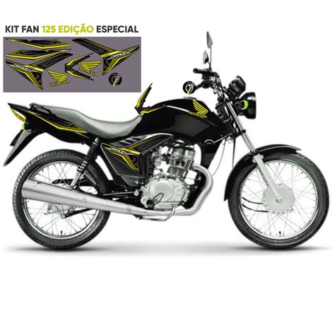 Kit Faixas Adesivas Fan 125 EdiÇÃo Especial Escorrega O Preço