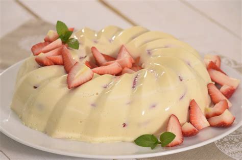 Receta De Gelatina De Tres Leches Con Fresas