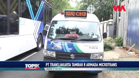 PT TRANSJAKARTA TAMBAH 8 ARMADA MICROTRANS Video Dailymotion