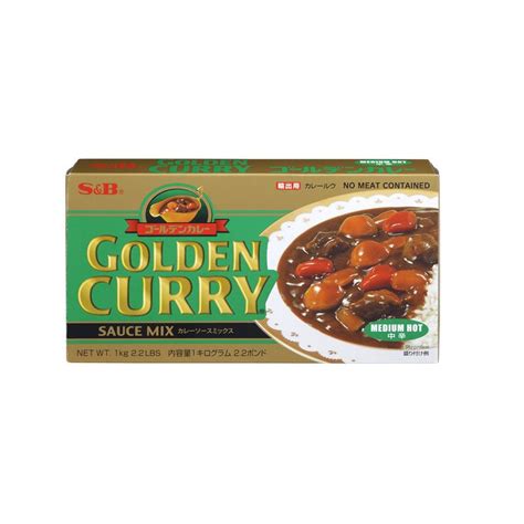 โปรโมชน เอสแอนดบ เครองแกงกะหร เผดกลาง กก S B Golden Curry Sauce Mix Medium Hot kg