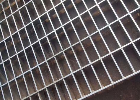 Welded Bar Grating Heavy Duty Steel Grating Banding Untreated Surface