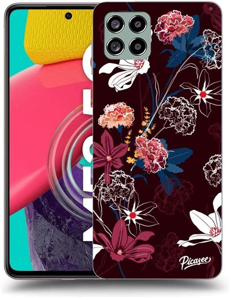 Silikonowe Przeźroczyste Etui Na Samsung Galaxy M53 5G Dark Meadow