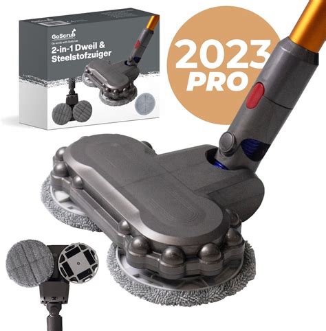 GoScrub Elektrische Mop Dweil Voor Dyson Steelstofzuiger Mondstuk