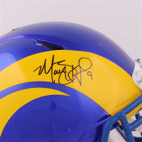 Matthew Stafford Cooper Kupp Signed Rams Full Size Authentic On Field