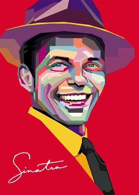 Frank Sinatra Poster Picture Metal Print Paint By Popart PosterS