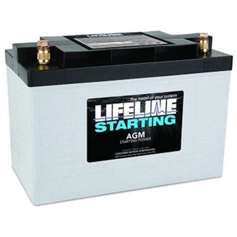 Lifeline Gpl 3100t 12v 100ah Starting Agm Battery Batteries Direct