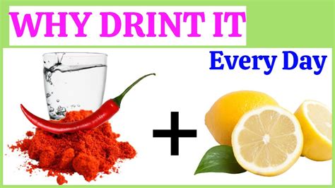 Benefits Of Cayenne Pepper And Lemon Water Uses And Recipe YouTube