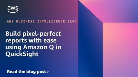 Pixel Perfect Reports Aws Business Intelligence Blog