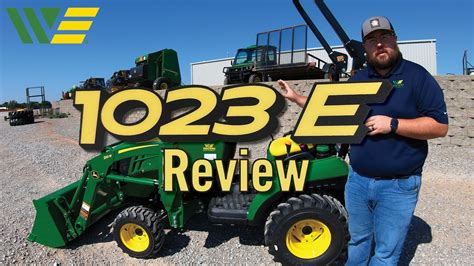 John Deere 1023e Subcompact Tractor Walkaround Overview Youtube