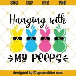 Peep Squad Svg Cute Easter Shirt Svg Peep Svg Easter Peeps Svg