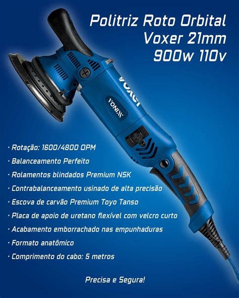 Vonixx Politriz Roto Orbital Voxer Mm W V