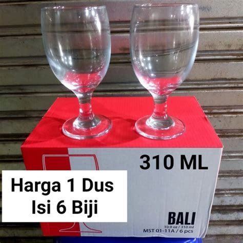 Jual Gelas Jus Gelas Es Jeruk Gelas Wine Gelas Anggur Kaca Isi 310 Ml