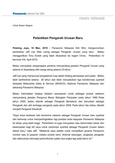 Contoh Surat Pelantikan Wakil Syarikat Surat Rasmi Wakil Diri Dhian