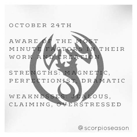 Scorpio Born on October 24