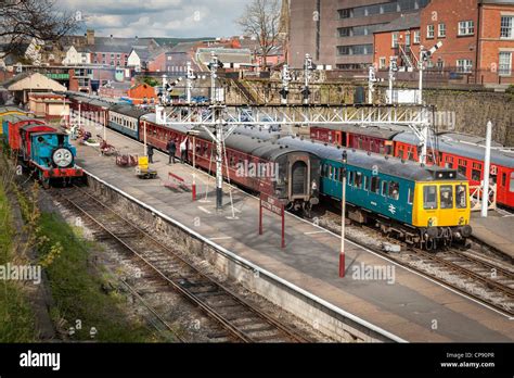 The East Lancashire Railway Bolton street station in Bury Stock Photo ...