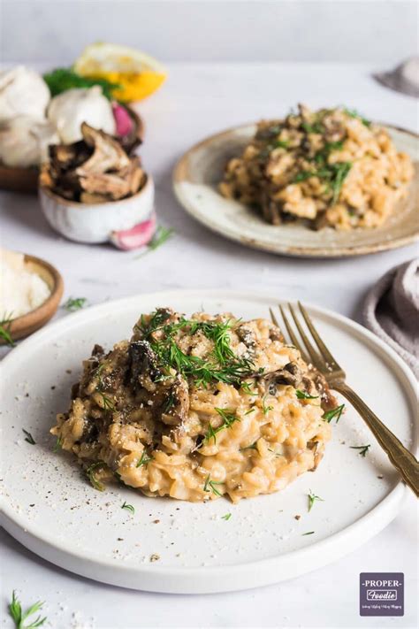 Porcini Mushroom Risotto Properfoodie