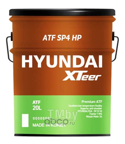 Купить масло трансмиссионное HYU KIA SP-4 Toyota WS Nissan Matic Fluids ...