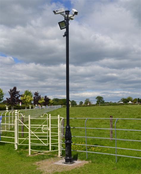 Tubular Cctv Camera Poles And Columns