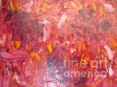 Pink And Yellow Painting By Christa Klover Fine Art America