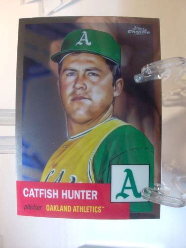 Topps Chrome Platinum Catfish Hunter Oakland Athletics