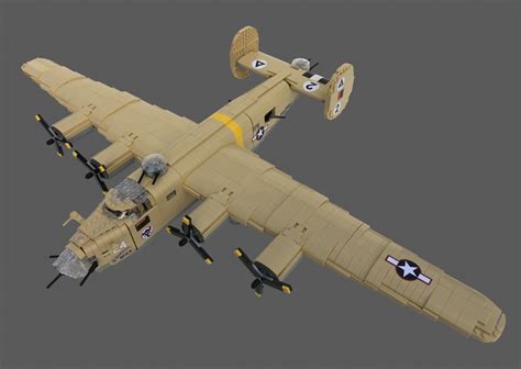 B-24 Liberator Bomber from World War II recreated in LEGO - The ...