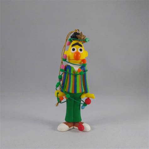 Sesame Street Bert Christmas Holiday Ornament Etsy Sesame Street