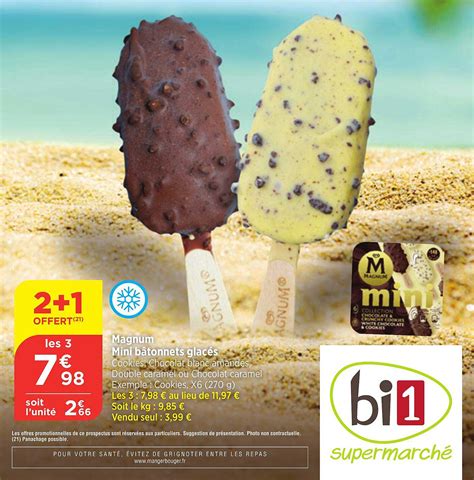 Promo Magnum Mini B Tonnets Glac S Chez Bi Icatalogue Fr