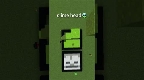 Minecraft Slime Head