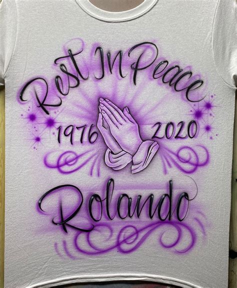 Rest In Peace Memorial Shirt Etsy