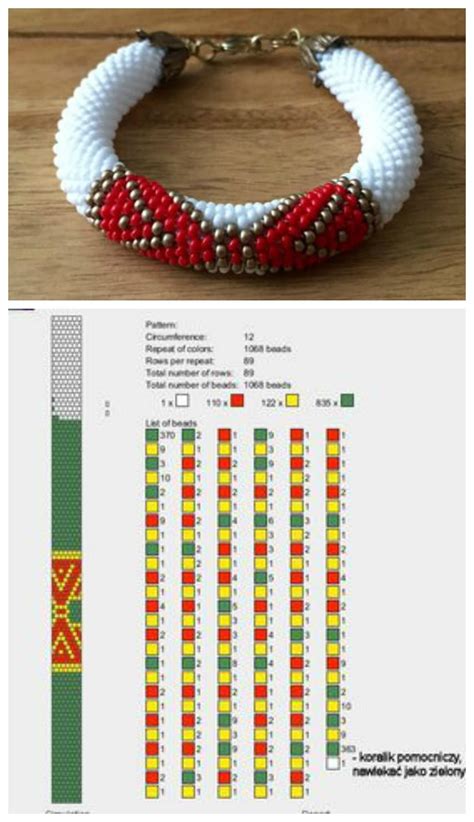 Hapishane Isi Boncuk Dizilis Sablonlari Kumihimo Patterns Bead