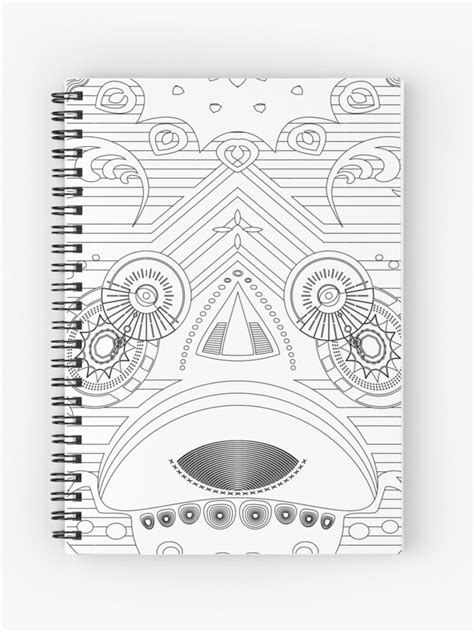 Cuaderno De Espiral Con La Obra Dibujos Para Colorear Para Los