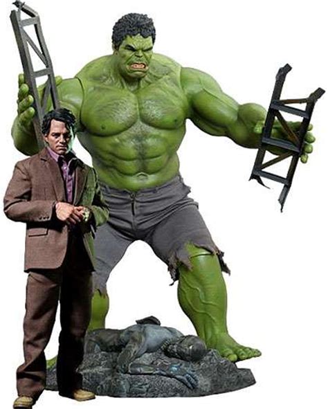 Marvel Avengers Movie Masterpiece Bruce Banner Hulk 16 Collectible Figure Hot Toys Toywiz