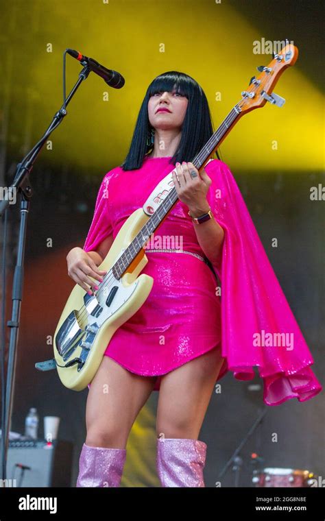 Lexington Usa 29th Aug 2021 Laura Lee Of Khruangbin During The Railbird Music Festival At