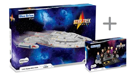 Bluebrixx Star Trek Uss Voyager Ncc Set