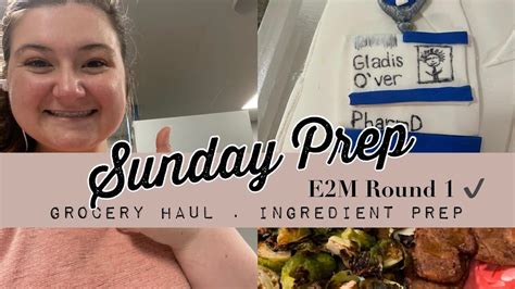 Meal Prep E2m Round 1 Update Sunday Preparation Fitness