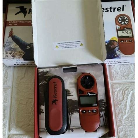 Jual Kestrel 3000 Pocket Weather Meter Mini Anemometer Original Di