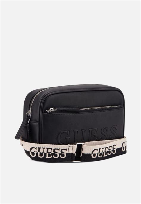 Nemy Mini Crossbody Zip Black GUESS Bags Purses Superbalist