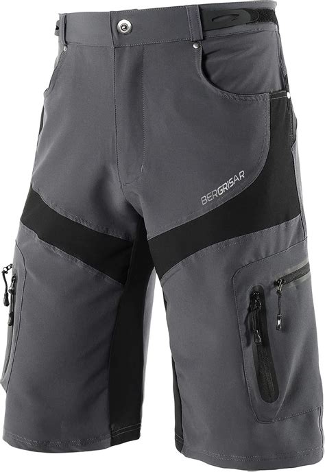 BERGRISAR Pantalones Cortos De Ciclismo Para Hombre MTB Bicicleta De