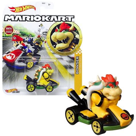 Carrinho Hot Wheels Bowser Mario Kart Mattel Shopee Brasil