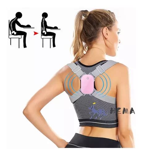 Corrector Postura Espalda Ajustable Faja Sensor Inteligente Meses Sin