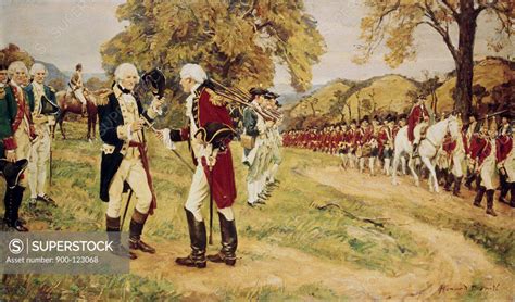 General Burgoynes Surrender To General Horatio At Saratoga By Howard