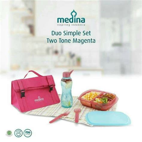 Jual Lunch Set Medina Halal Dan Garansi Seumur Hidup Kotak Makan