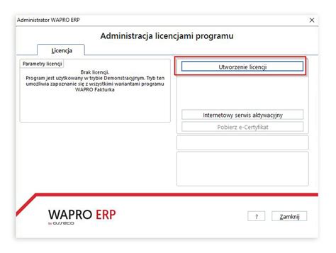 Jak Aktywowa Program Wapro Erp Pomoc