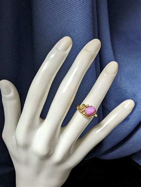 K Gold Star Sapphire Diamond Ring Size Gem