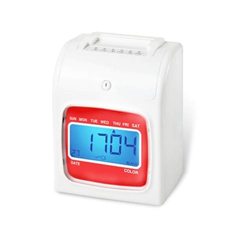 China Biometric Time Attendance Punching Bundy Clock Manufacturers