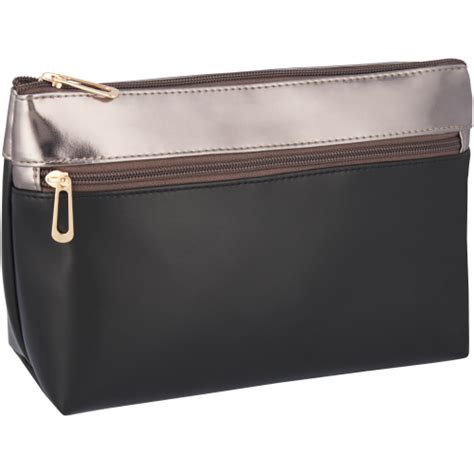 Clicks Cosmetic Bag Black And Bronze Clicks