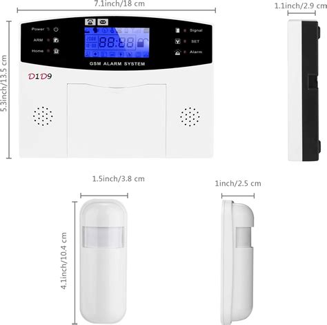 Home Alarm System Wireless Built In Antenna Scare Burglar Away For Diy