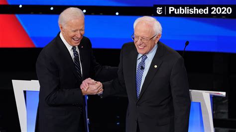 Sanders Endorses Biden For President In 2020 Race The New York Times