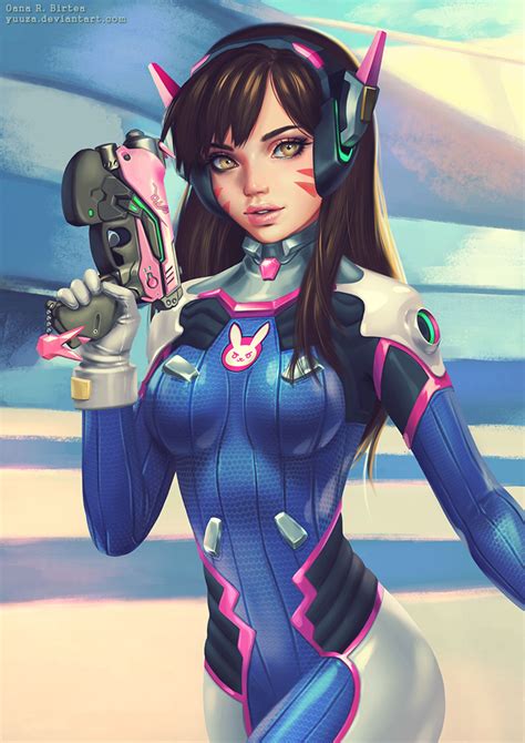 Dva By Yuuza On Deviantart Overwatch Fan Art Overwatch Overwatch